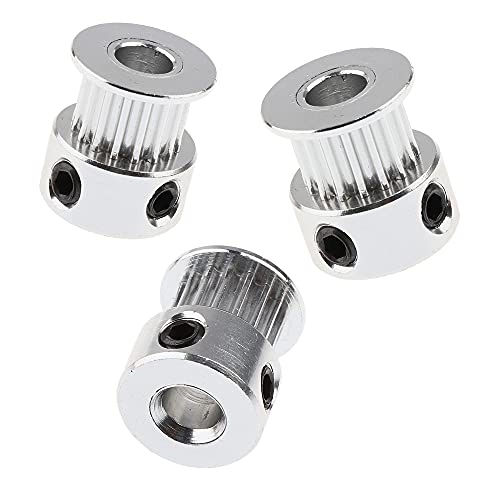TESSERACT GT2 16 Teeth Pulley/Timing Pulley with Bore 5mm I Timing Aluminum Drive Pulley for GT2 10mm Open Timing Belt I 16T W10 B5 GT2 Pulley I For 3D Printers/Laser Machines/CNC Machines (Qty: 4) - Image 2