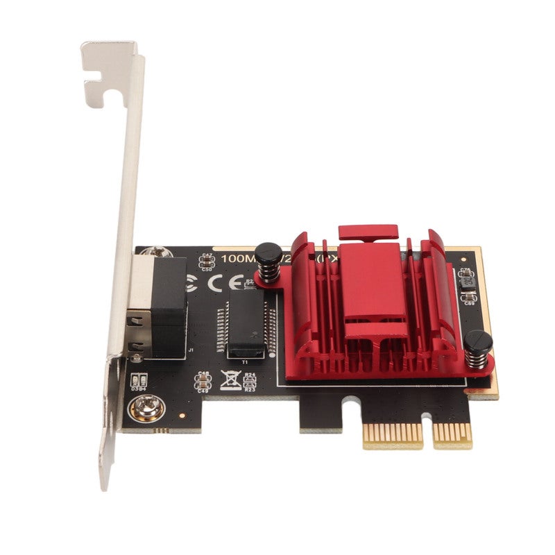 2.5G PCIe محول شبكة بسرعة 2.5 جيجابت في الثانية - شريحة RTL8125B - بطاقة شبكة PCI Express عالية السرعة - بطاقة شبكة متينة ومستقرة لأجهزة سطح المكتب للاستخدام المنزلي والمكتبي والألعاب - Image 1