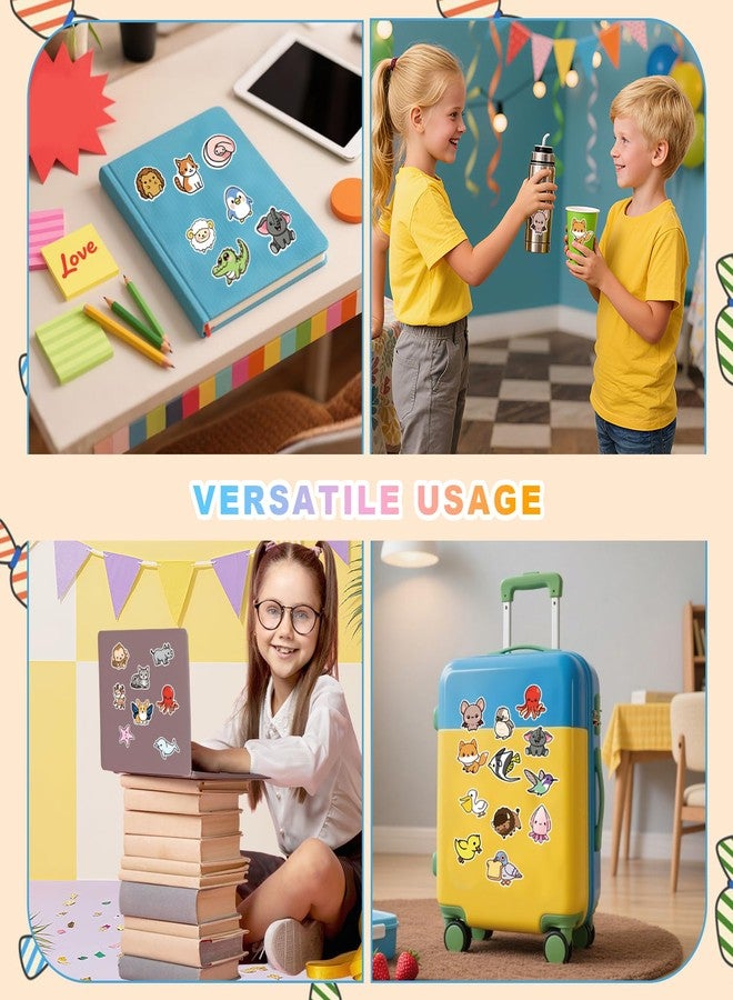BBPOOL Animal Stickers for Kids, 100PCS Vinyl Sticker Pack for Waterbottle Laptop Skateboard Desk Pets for Kids Classroom Rewards Animal Theme Party Decor Back to School - Image 4