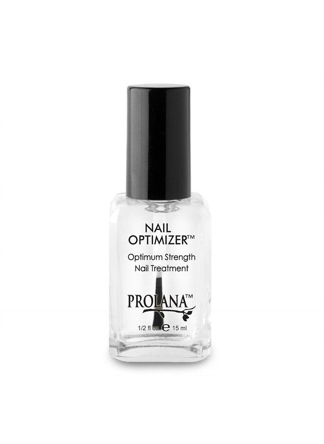 Prolana - Nail Optimizer, Extra Strong Nail Strengthener Base Coat for Weak and Damaged Nails, Nail Growth & Prevents Nails from Peeling, Brittle Nails, Stops Slipts, Chips & Strengthens Nails, 0.5 oz - Image 1