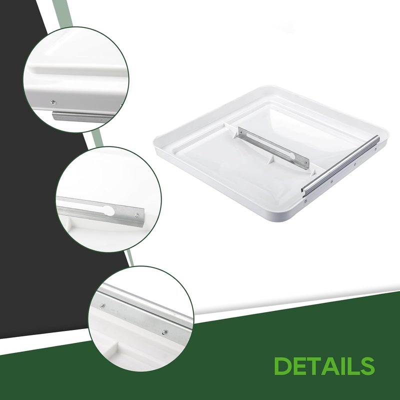 RVGUARD RV Roof Vent Cover 14 Inches, Universal Replacement Vent Lid White (2 Pack) - Image 3