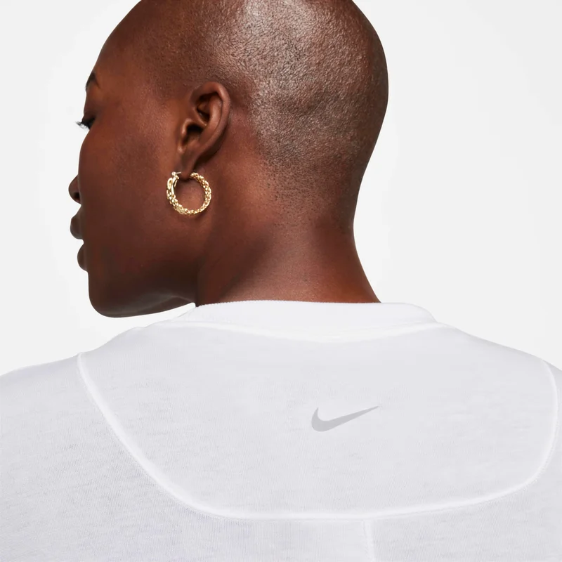 Nike White Women's One Dri-FIT Training Top for Women | Best Price UAE