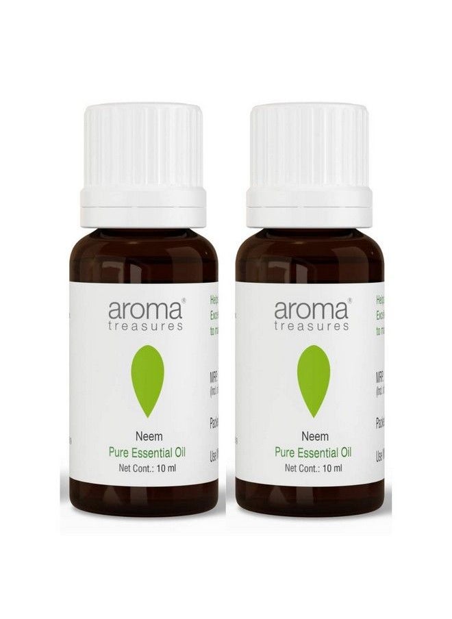Aroma Treasures Neem Essential Oil 10 Ml (Pack Of 2)  - Image 1