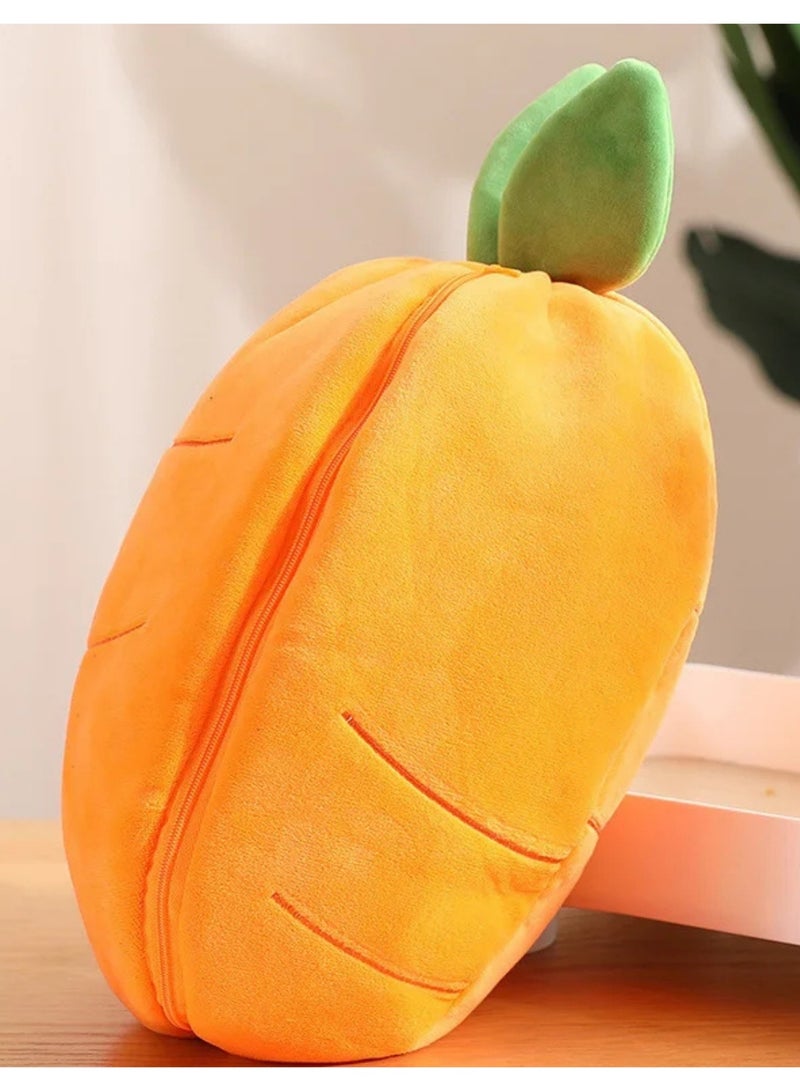 F.A.M.S Carrot Bunny Plush Toy with Breathing Light & Relaxing Music – 48cm Soft Stuffed Rabbit for Kids, Sleep Aid, Night Light, Soothing Sound Machine - Image 4