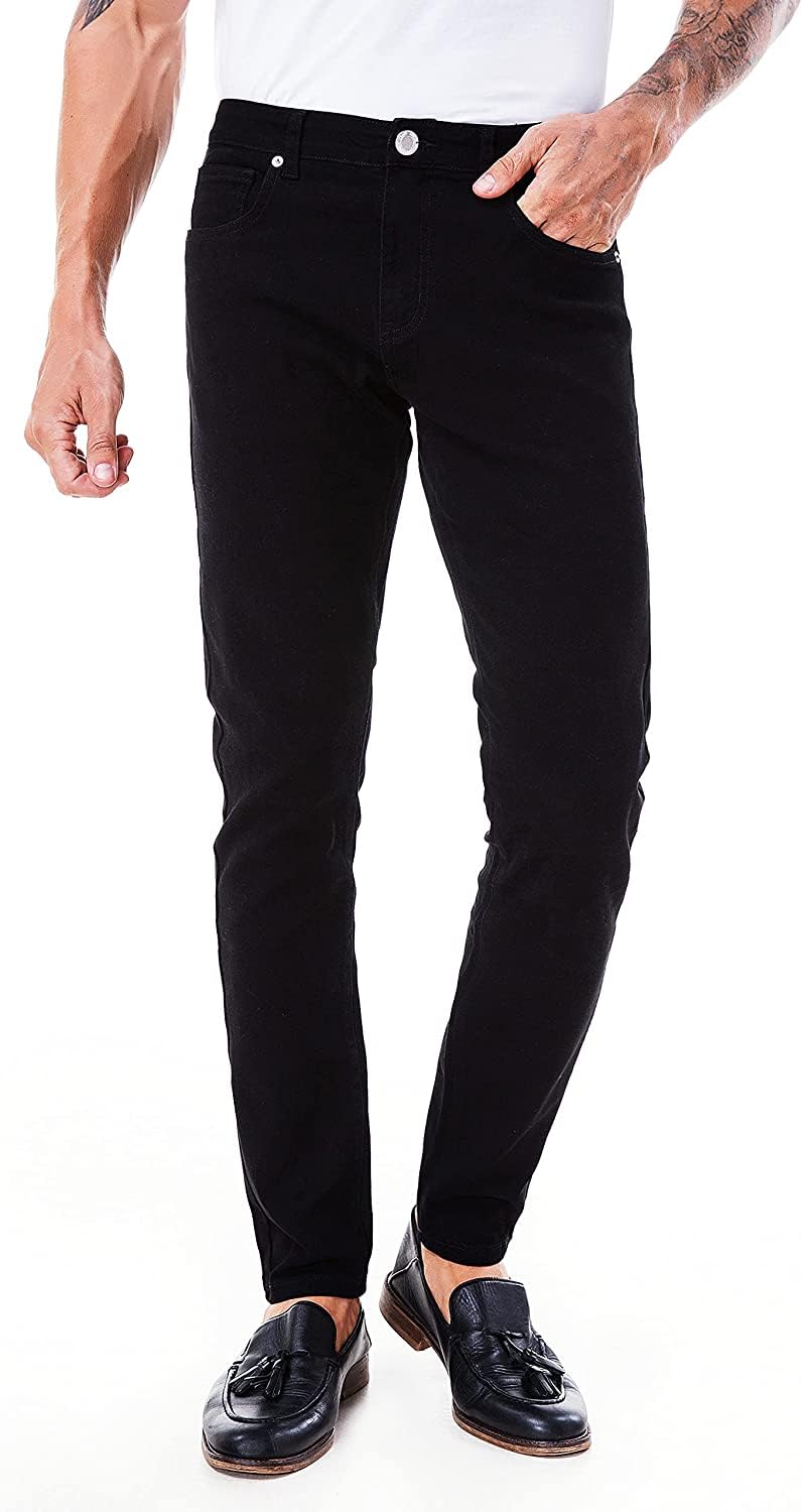 Ben Martin Men's Slim Fit Stretchable 32 Size Black Cotton Denim Jeans Pant for Men, JJ3-19 - Image 5