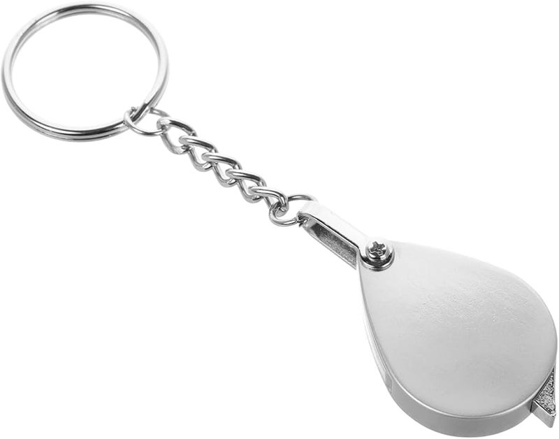Compact Folding Magnifier Keychain Jewelry Loupe Reading Glasses Mini Magnifying Glass - Image 1