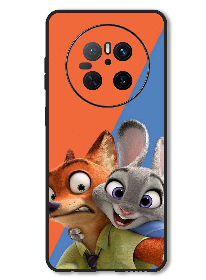 Theodor Case Compatible with Huawei Mate 70 Protection Shockproof Bumper Cover zootopia - Image 1