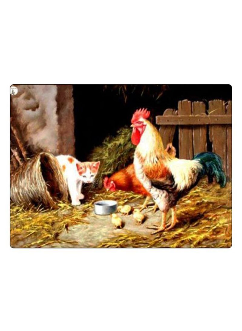 RKN Printed Anti-Slip Gaming Mouse Pad Multicolor