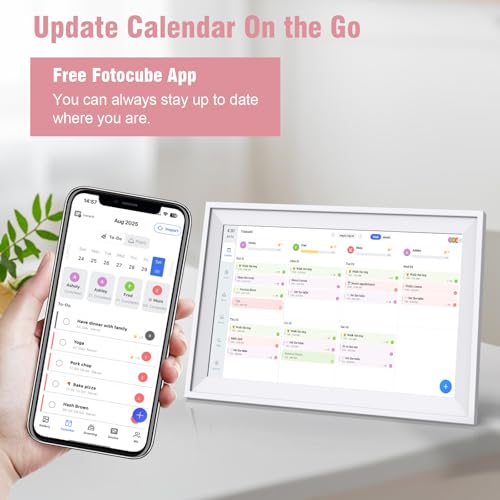Tbltaca Digital Calendar 15.6" 64GB, Smart Electronic Calendar for Family Sharing To Do Chores Meal 30-Day Habit Planner Interactive Touch Screen Star Rewards,Wall and Desk Mountable for Seamless Scheduling - Image 3