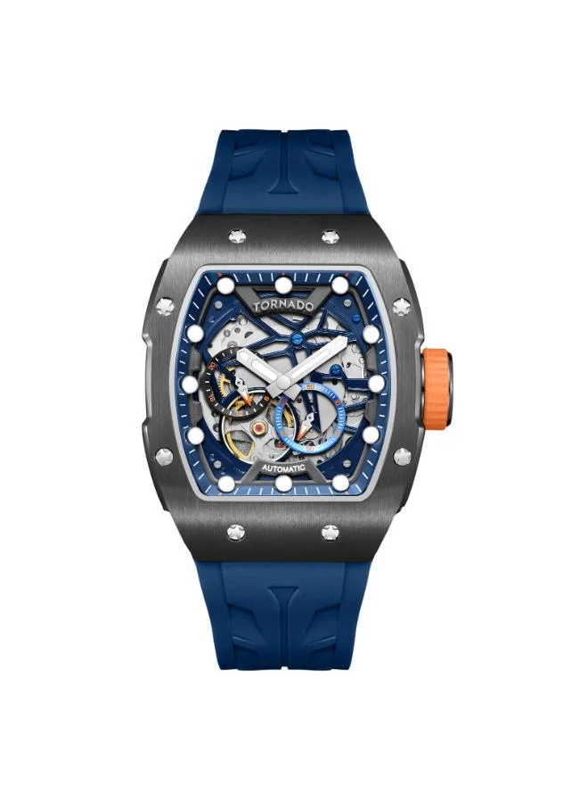 تورنيدو XENITH Men's Silicone Automatic Watch T24302-XSNN - 38.5x49 mm