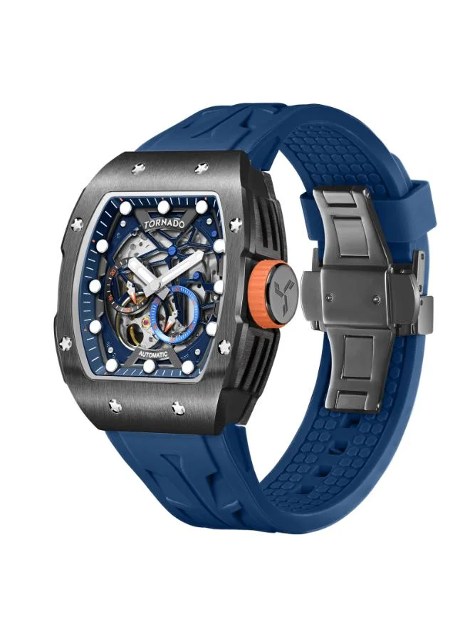 تورنيدو XENITH Men's Silicone Automatic Watch T24302-XSNN - 38.5x49 mm