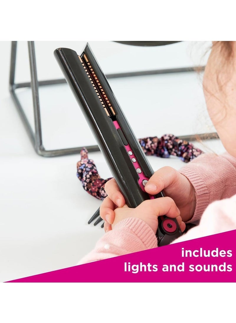 Generic - for Dyson Toys Deluxe Styling Set - Supersonic & Corrale Toy Hairdryer and Straightener with Real Functions | Interactive Lights & Sounds | Suitable for Children Aged 3+ - Image 1
