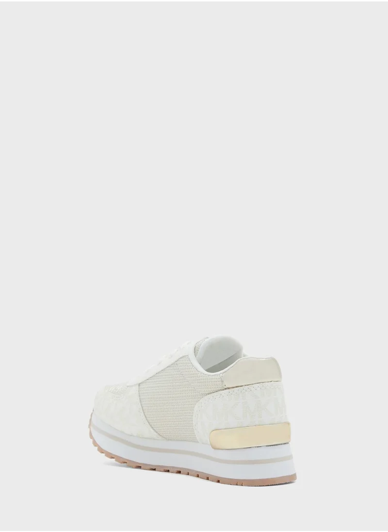 Michael Kors Youth Monique Low Top Lace Up Sneakers