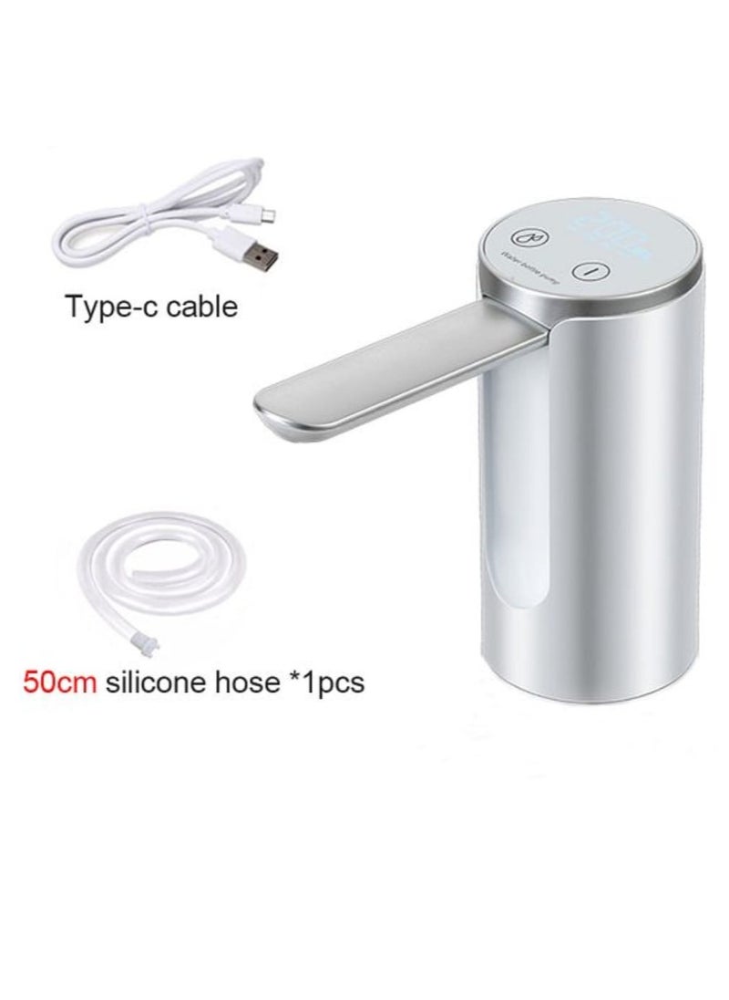Foldable and Rechargeable Desktop Water Pump with Type-C Charging Port and 50cm Silicone Hose
