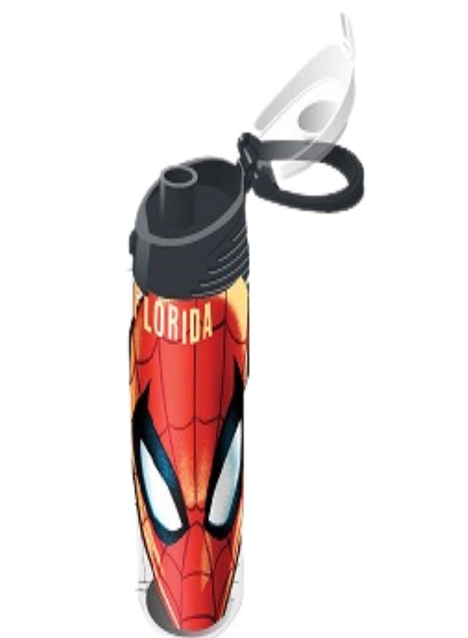 Jerry Leigh Spider Man Mask Flip Top Water Bottle, Super Hero Florida Collectible Cups and Novelty Gifts for Men or Women, 24 Ounces, Multicolored - Image 2