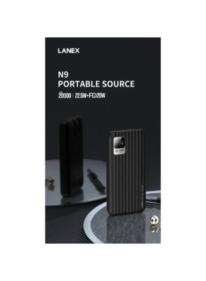 Lanex Power Bank 20000mAh n9 - Image 1