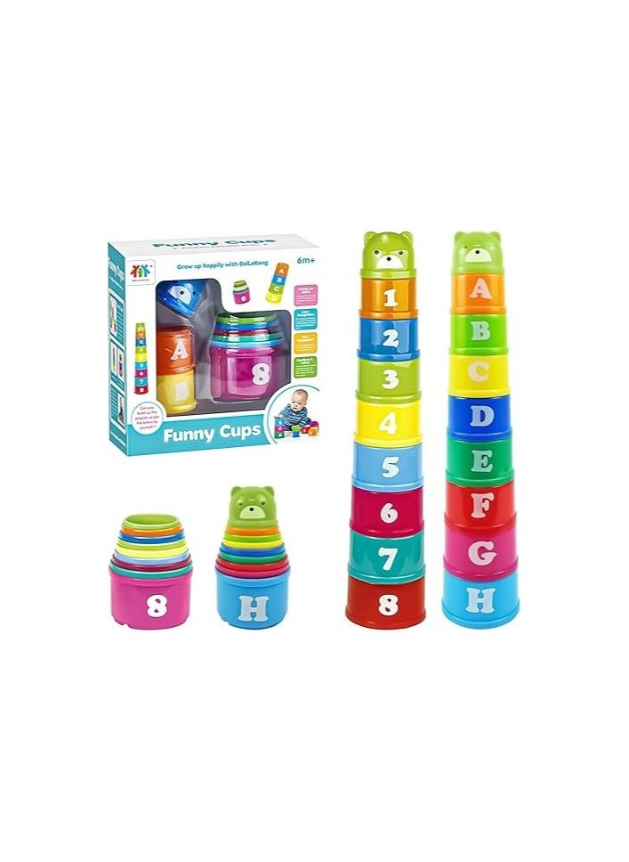 4KIDS Baby Stacking Cups Toys 