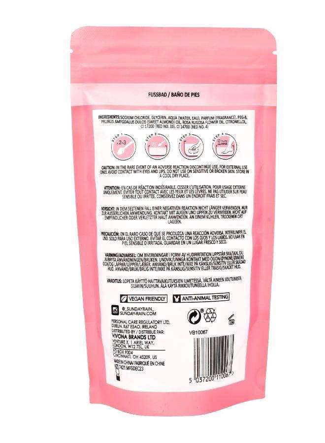 Sunday Rain Rose Foot Soak – 400g | Relaxing Floral Foot Bath Crystals | Hydrating & Softening Soak for Tired Feet | At-Home Spa Pedicure Essentials - Image 3