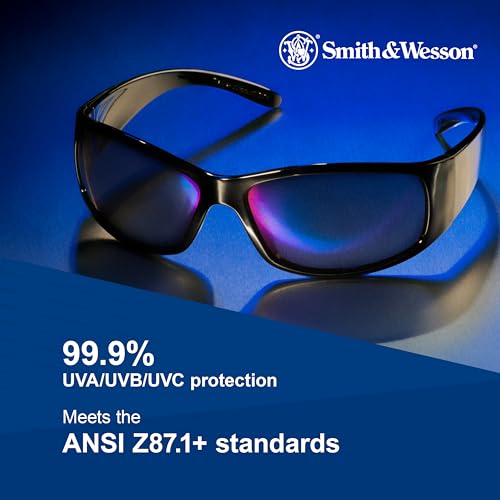 Smith & Wesson Elite Safety Glasses (21303), Smoke Lenses, Black Frame, Unisex Sunglasses for Men and Women - Image 5