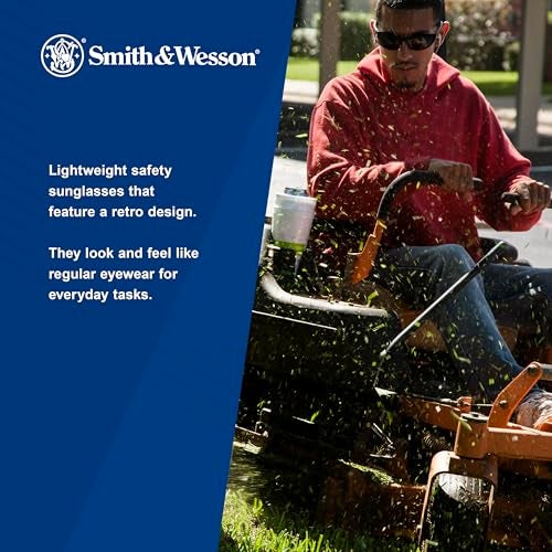 Smith & Wesson Elite Safety Glasses (21303), Smoke Lenses, Black Frame, Unisex Sunglasses for Men and Women - Image 4