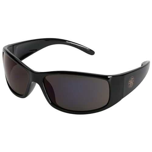 Smith & Wesson Elite Safety Glasses (21303), Smoke Lenses, Black Frame, Unisex Sunglasses for Men and Women - Image 1