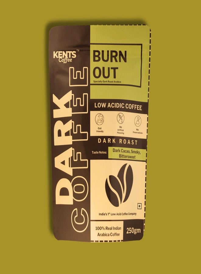 Kents Coffee مجموعة قهوة كينتس المحمصة الداكنة - عبوتان | حبوب قهوة منخفضة الحموضة | بيرن آوت وباور تريب | 100% أرابيكا من الدرجة AA | حبوب كاملة قوية من تشيكماغالور | طعم قوي، حلو ومر، مكثف | (250 غرام × 2) - Image 5