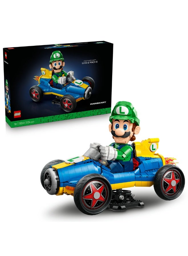 LEGO Super Mario: Mario Kart – Luigi & Mach 8 Set 72050 (Age 18+, 2234 Pieces) - Image 1