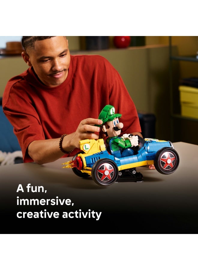 LEGO Super Mario: Mario Kart – Luigi & Mach 8 Set 72050 (Age 18+, 2234 Pieces) - Image 3
