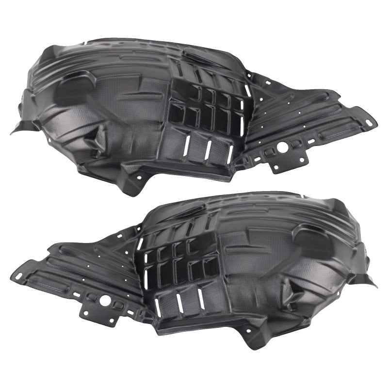 TRQ Front Inner Fender Liner Set Compatible with 20062009 Nissan 350Z NI1250133 NI1251133