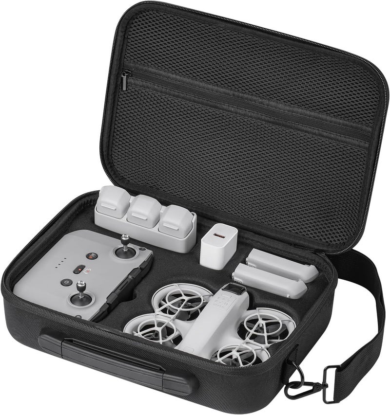 Careflection Carrying Case for DJI Neo Fly More Combo, Portable Travel Storage Bag Protective Bag for Neo Accessories, Compatible with RC-N3 (Drone not Included) - Image 1