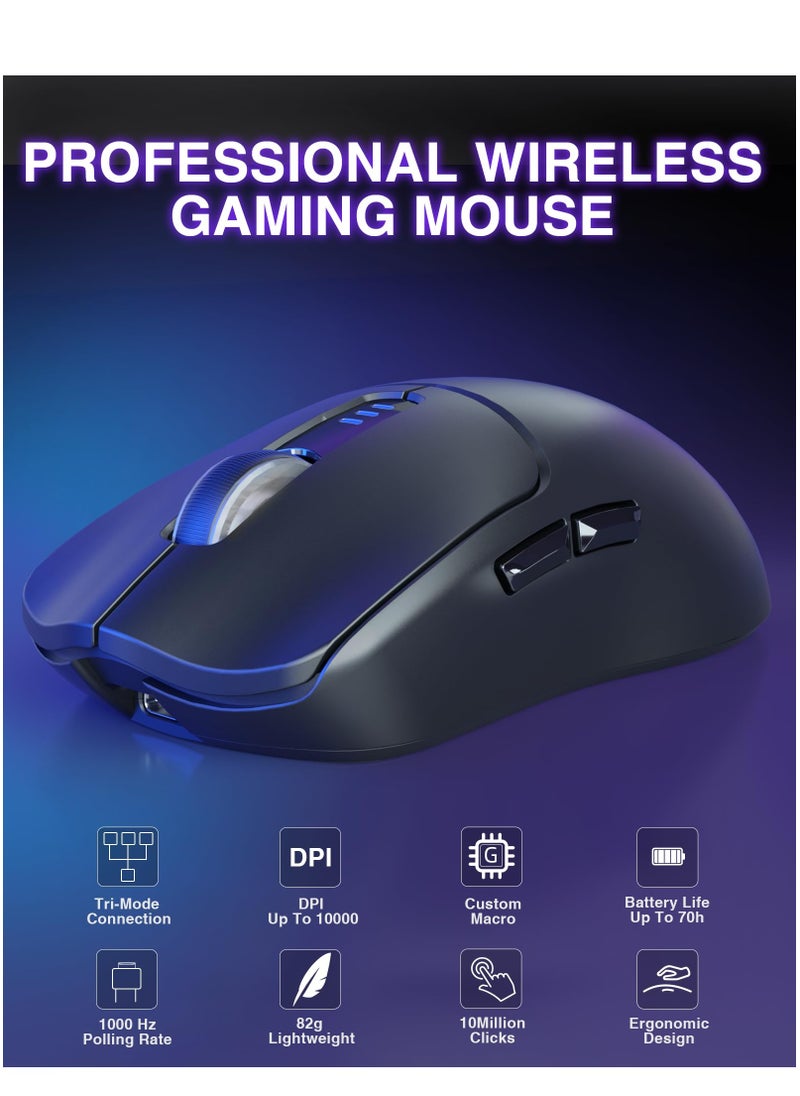 AULA - SC580 Wireless Gaming Mouse Tri-Mode 2.4G/BT5.0/USB-C Ergonomic Computer Mouse - Image 1