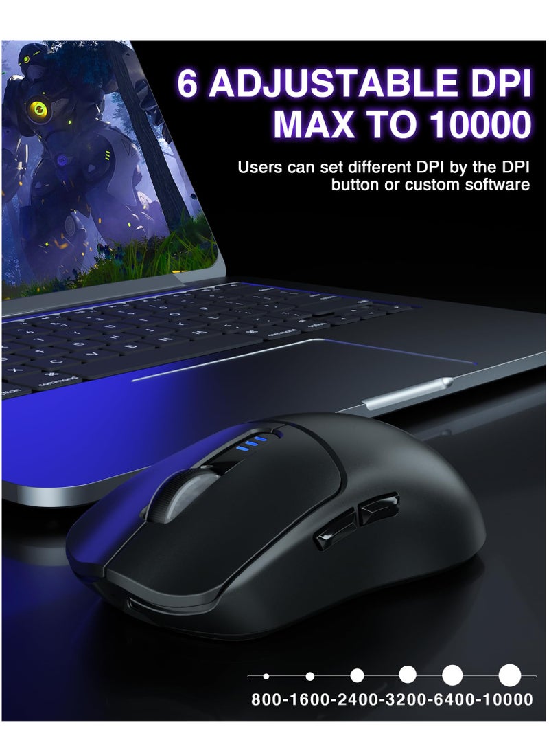 AULA - SC580 Wireless Gaming Mouse Tri-Mode 2.4G/BT5.0/USB-C Ergonomic Computer Mouse - Image 1