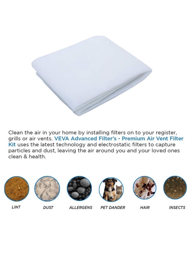 Generic - Airbay Merv 13 Filter Material for Air Filters  16Ft    Air Particles  Clean Living Basic Dust Small as 0.3 Microns  Efficiency Breathable DIY Design  16 Square Feet - Image 1