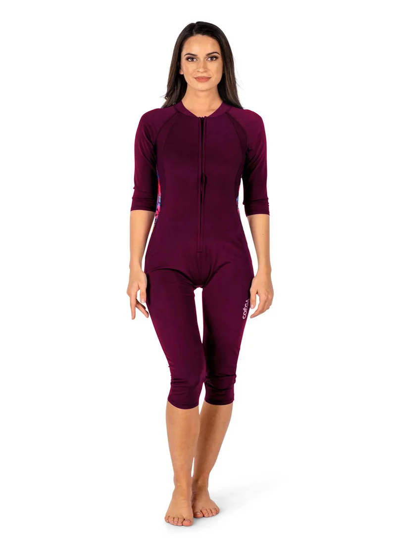 COEGA SUNWEAR COEGA Ladies Slim-kini 3/4 - Purple Tropical