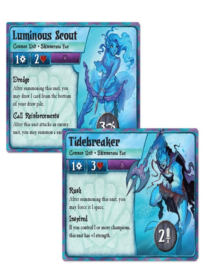 Plaid Hat Games Shimmersea FAE Faction Deck - Ready-to-Play Expansion for Strategy Card Game - 2 Players, Ages 9+ - Requires Summoner Wars Master or Starter Set - Image 4