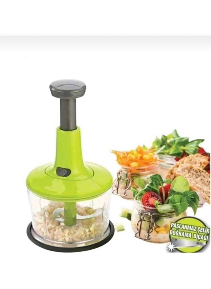 Kitchen Pembelia Large Size Steel Blade Top Press Hand Chopper Onion Vegetable Chopper  - Image 4