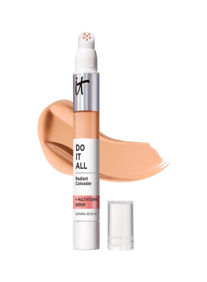 IT Cosmetics Do It All Radiant Concealer - Makeup Concealer - Hydrate & Brighten - Creaseless Medium Coverage & Radiant Finish - Niacinamide & Hyaluronic Acid - Medium Neutral, 0.2 Fl Oz - Image 1