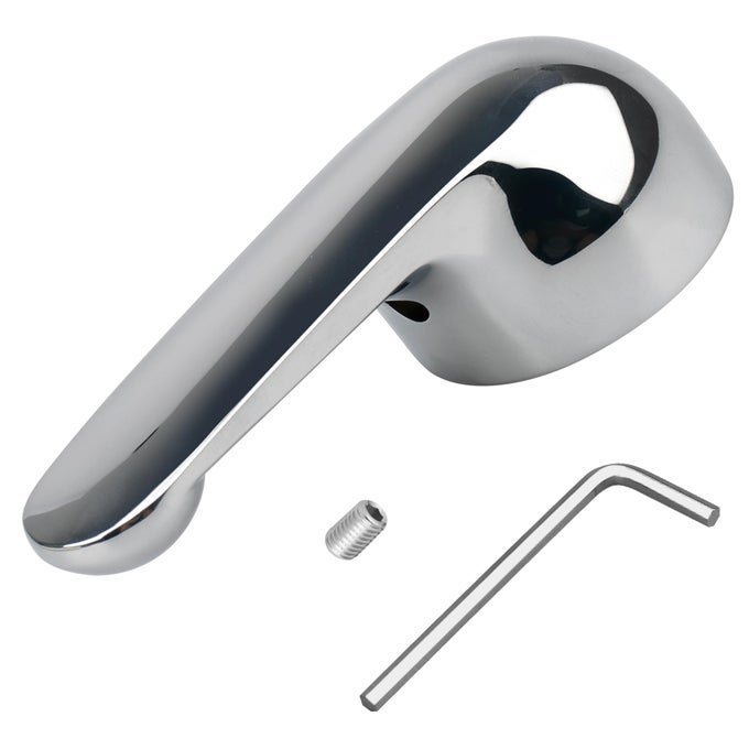 H79 SHOWER HANDLE COMPATIBLE WITH DELTA TUB SHOWER SINGLE METAL LEVER HANDLE FOR DELTA 13001400 SERIES FAUCET HANDLE REPLACEMENT CHROME SHOWER REPLACEMENT PARTS WITH SCREW WRENCH
