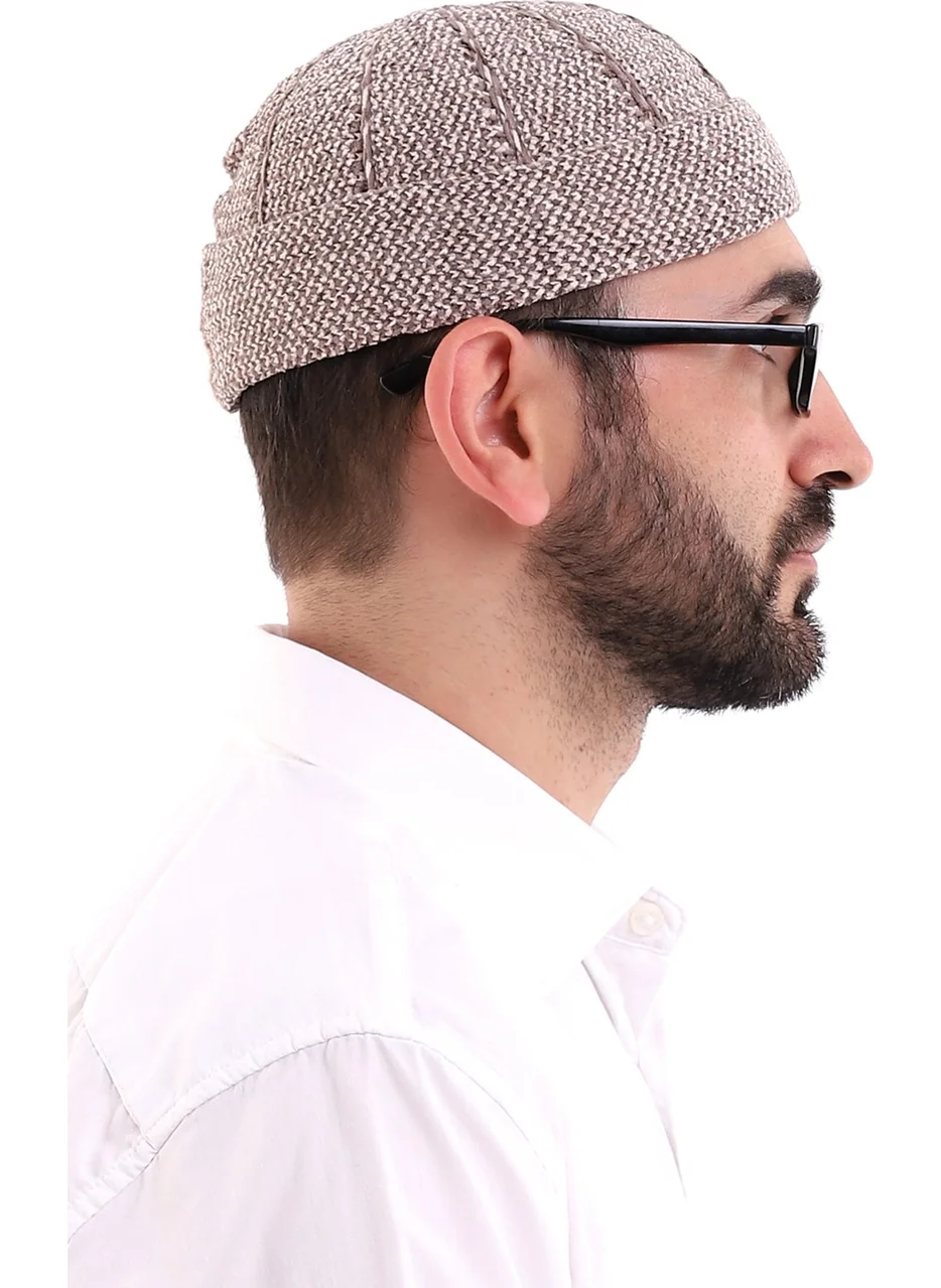 İhvan Online Winter Velvet Skullcap - Brown