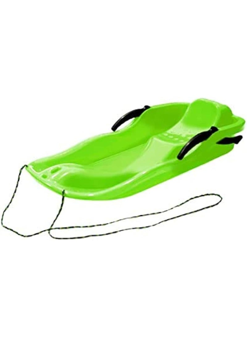 BLOOMING TIME Heavy Duty Sand Skiing Board for 2 people With Brake Outdoor Sports Plastic Skiing Boards Sled Snow Grass Sand Board Ski Pad Snowboard With Rope - Image 1