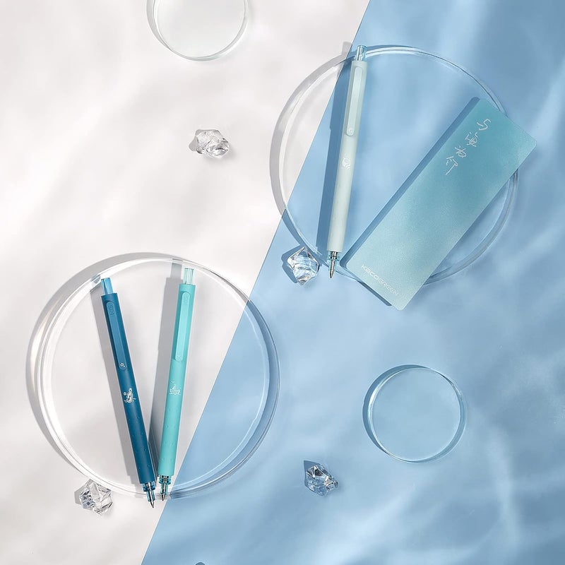 Kaco Rocket Gel Pen Marine Gel Pen Pack Of 3, Black - Image 2