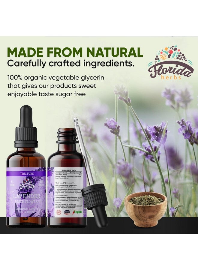 FLORIDA HERBS Lavender Flower Liquid Extract for Calming Nervous System Support, Organic Lavender Extract (Lavandula X Intermedia) Dried Flow 2 Fl Oz - Image 3