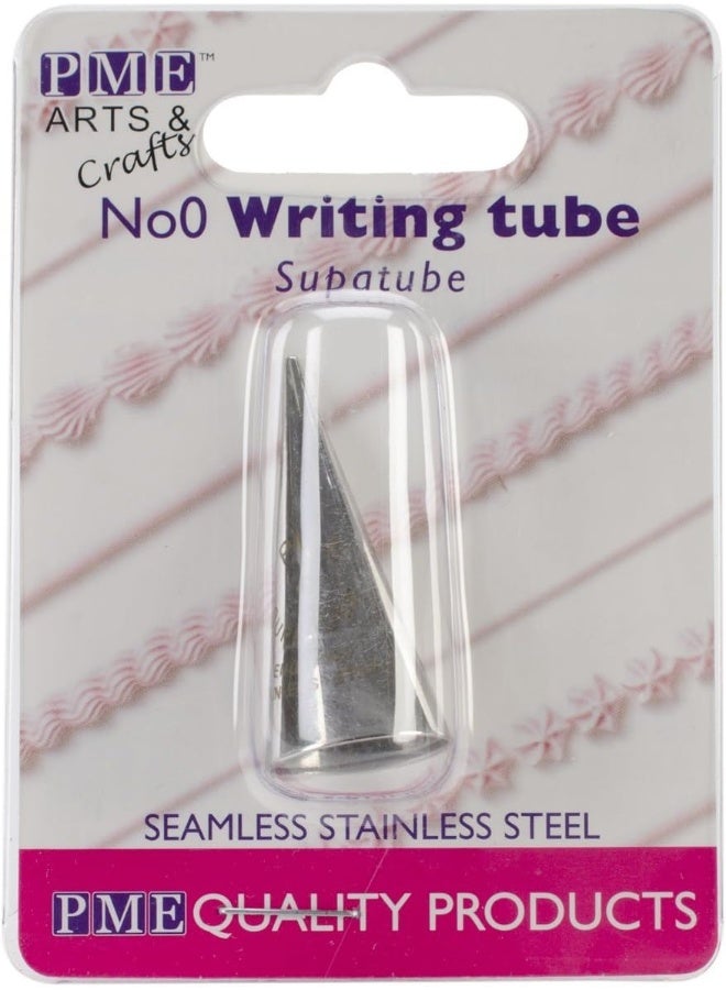 PME Seamless Stainless Steel Supatube Decorating Tip, Writer #0 (ST0) - Image 2