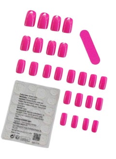 Shein Pink square shaped artificial nails 24PCS  - Image 2