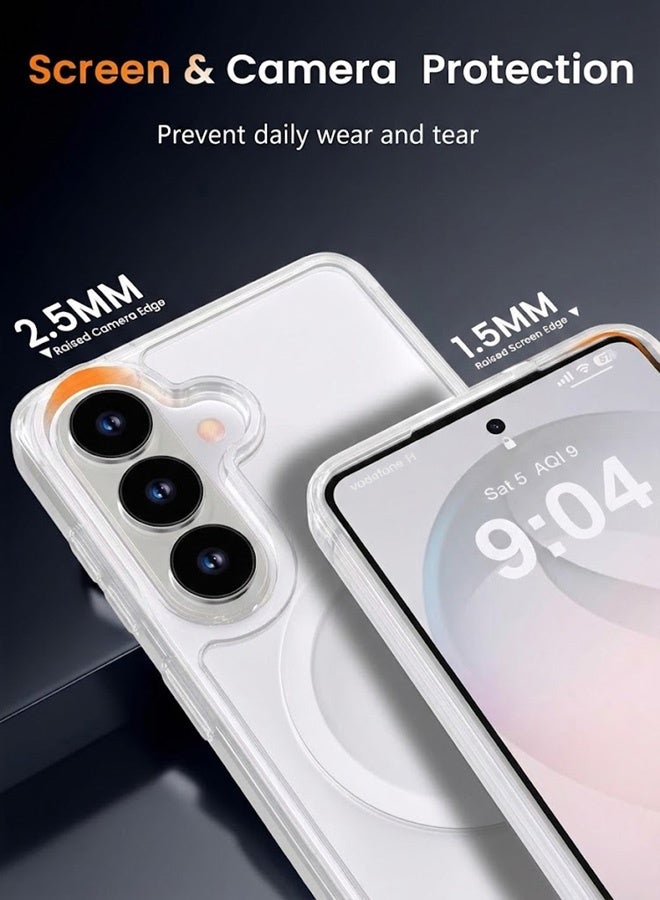 سجيت غطاء مغناطيسي لهاتف Samsung Galaxy S26 2026 مع دعم MagSafe، حماية مقاومة للصدمات، مضاد للاصفرار والخدوش - Image 5