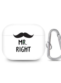 StylePods Case for Airpods 3rd Gen Case With Anti-Lost Keychain - Mr. Right