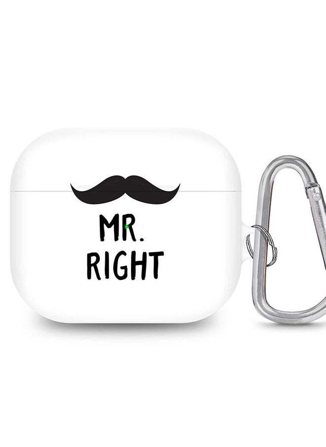 Stylizedd - StylePods Case for Airpods 3rd Gen Case With Anti-Lost Keychain - Mr. Right - Image 1