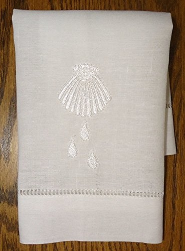 Integrity Designs Baby Baptism Cloth with Shell - Image 1