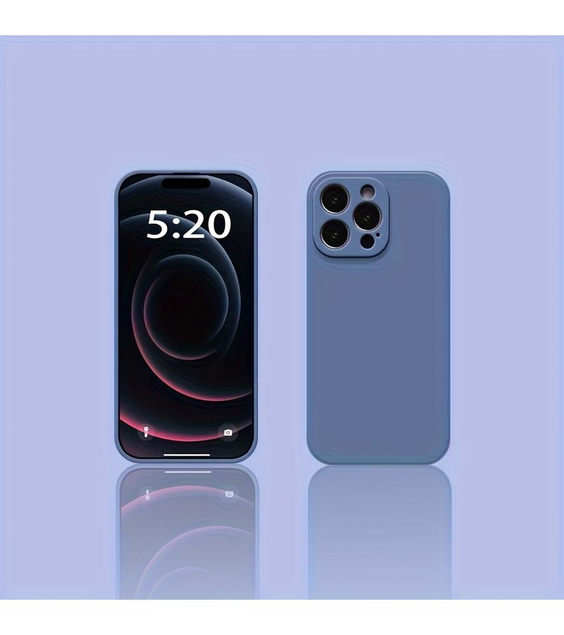 Matte Finish Dark Green Phone Case Compatible with iPhone 12 Full Coverage Drop Proof Protection Shockproof Scratch Resistant Slim Daily Use Cover - Image 2
