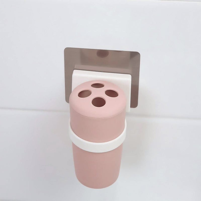 Kookee Wall Mounted Self Adhesive No-Drill Toothbrush Holder for Bathroom to Keep Brushes (ART00661) - Image 1